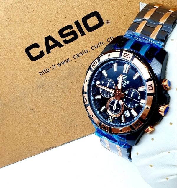 Two-tone Casio Edifice Chronograph Timepiece
