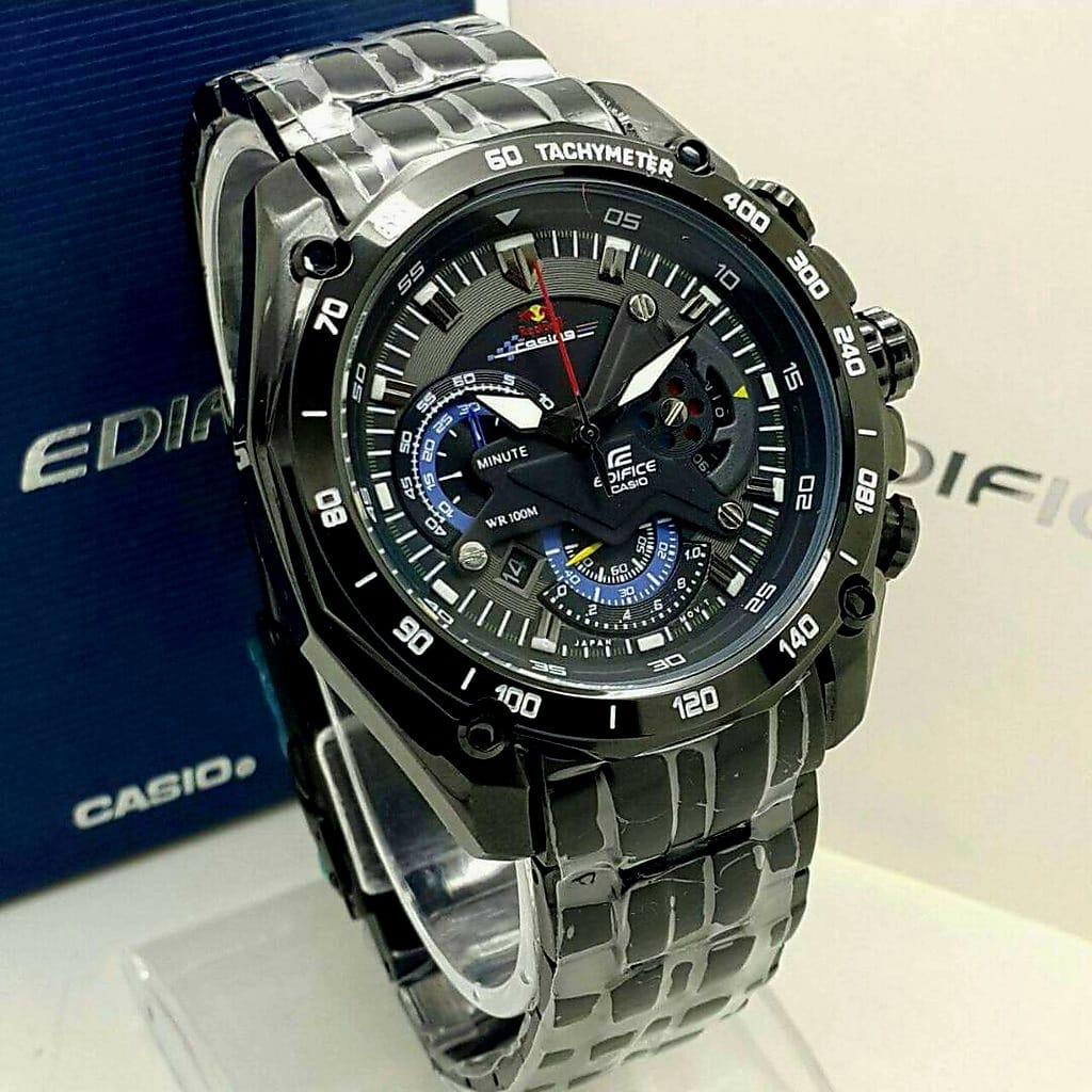 Black Casio Edifice Chronograph Timepiece