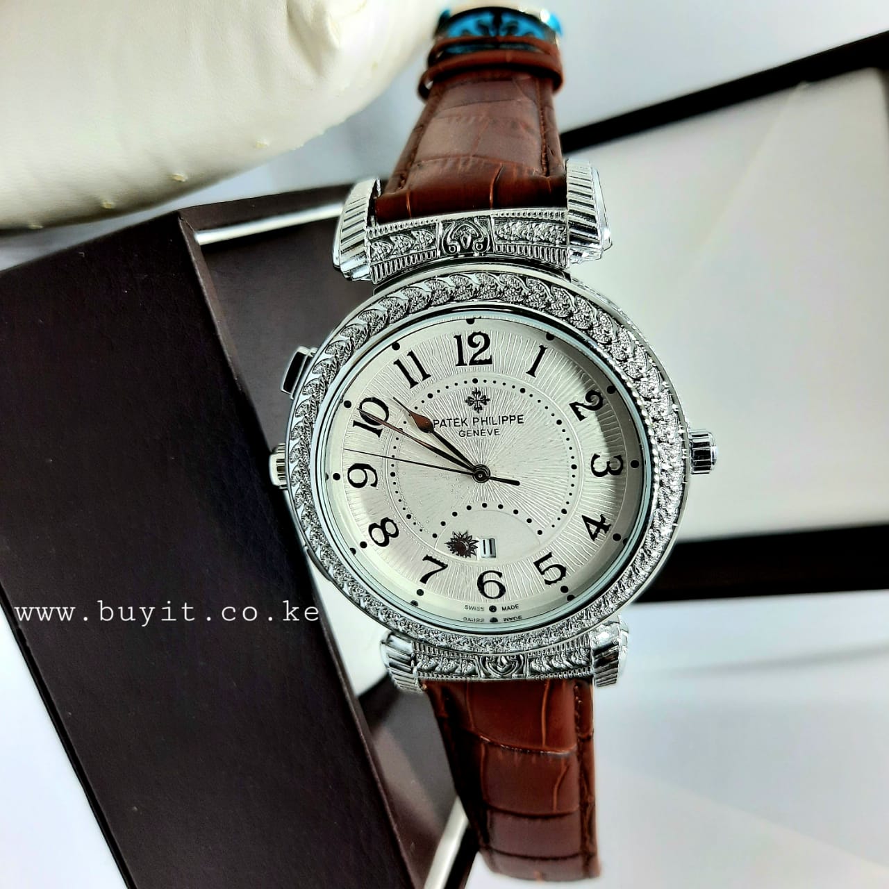 Double-faced Patek Chronograph Timepiece for Men 45mm